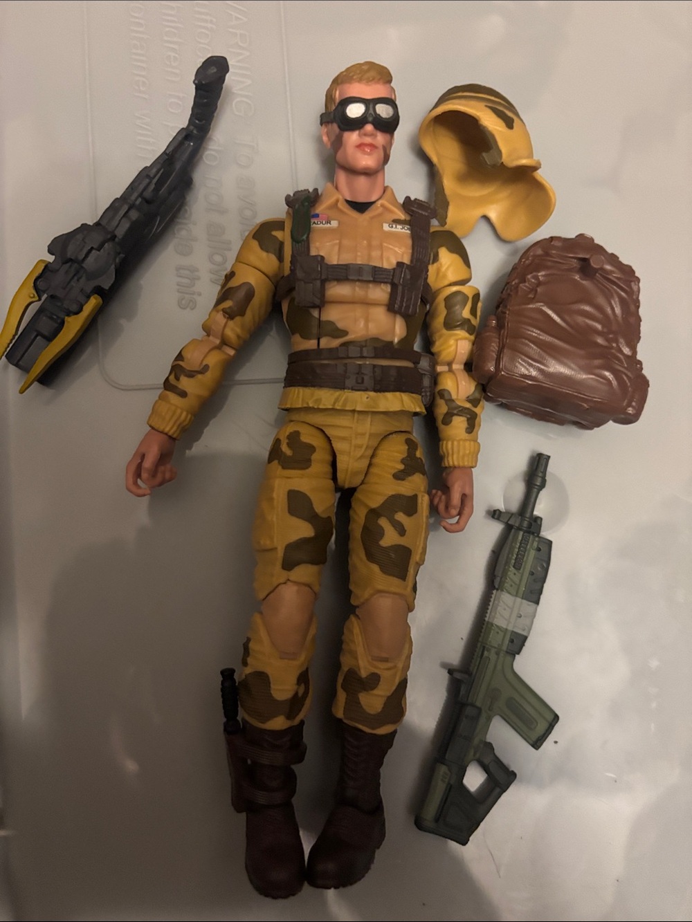 This is a 6-inch Hasbro G.I. Joe Classified Series #49 Dusty action figure.